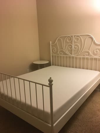 ikea queen frame with good slats 1