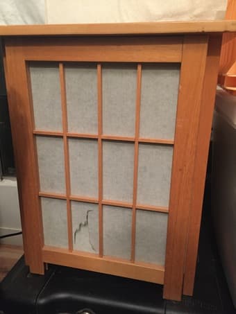 Shoji screen floor lamp 1