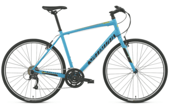 Men's Specialized Sirrus Hybrid, blue, L frame (w/U lock + 2 keys) 1