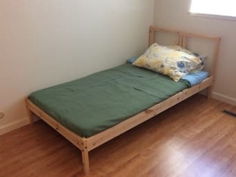 For sale: IKEA FJELLSE Twin Bed + IKEA MINNESUND Mattress 1