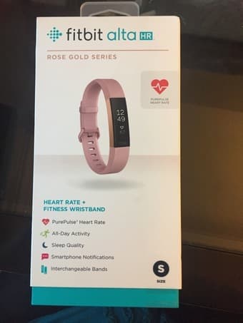Rose Gold fitbit alta, size small, brand new and unopened - $150 1