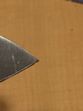 Stainless Santoku Knife for Sale, $25, includes Victorinox blade guard 2