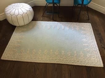 Pottery Barn Kids Rug 3x5 Light Blue 1