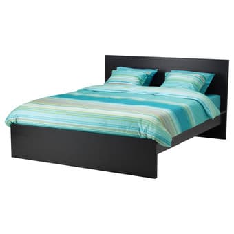 IKEA Malm Full Bed Frame + Mattress 1