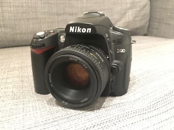 nikon d90 with AF Nikkor 50 mm f/1.8D lens 1