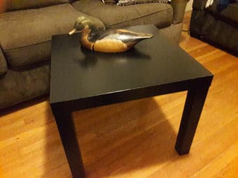 Black ikea Sofa Table 1