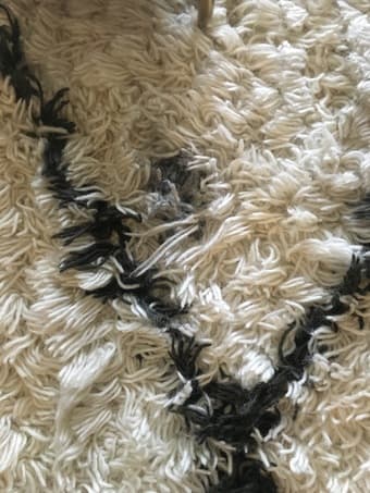 Natural shag rug 6'' x 9'' 2