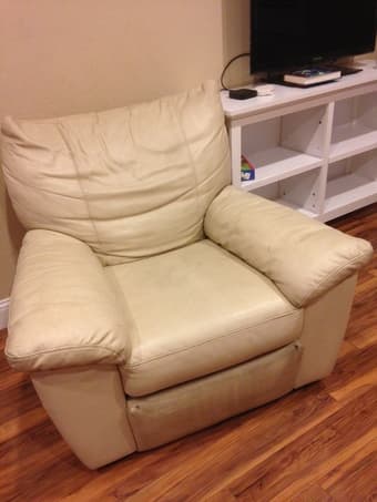 Free Sofa and an armchair, we are moving and can't take them with us. 1