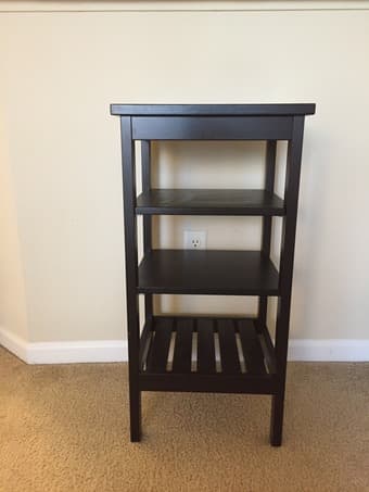 Ikea Hemnes Shelf - Brown-Black 1