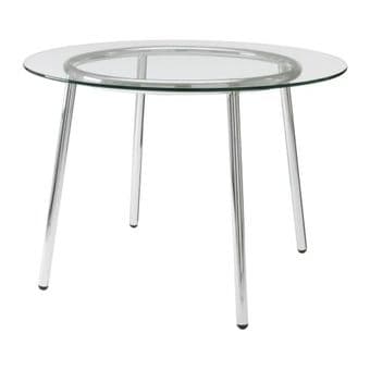 Glass dining table and chairs for sale 2