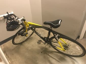 Men’s GMC Denali Road Series Bike Aluminum Frame Yellow And Black 3