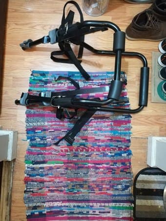 Trunk rack for 2 bikes 2