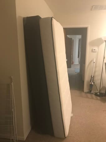 Twin sized mattress and box spring 2