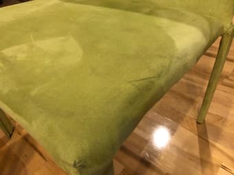 Cost Plus World Market Lime Green Microsuede Chair 2