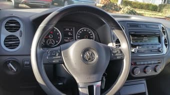 Clean Title 2013 White VW Tiguan 2.0 SUV - $9,300 2