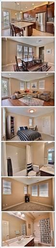Sunnyvale全新三层Townhome出租三楼一个房间1300一个月，近各大公司 - $1,300 1