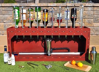 Robotic Bartender Kit - SirMixABot 10-Bottle "Mega" Kit 1