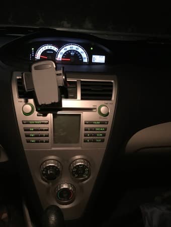 2007 Black Toyota Yaris Sedan S, Good condition, $4800 3
