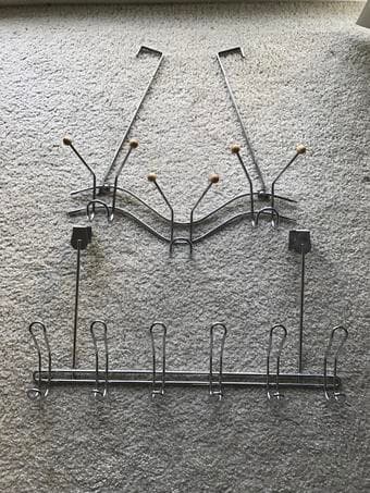 Moving Sale (hanger for door, drying rack, mirror) 1