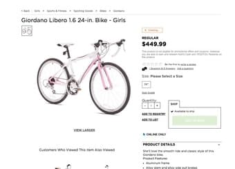 Women's Road Bike for Sale 2