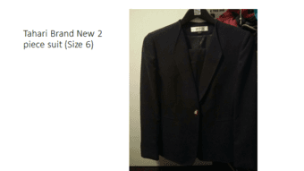 Brand New: Women's formal Suit - Size 6 1
