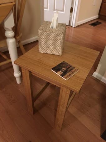 Small, simple side table 1