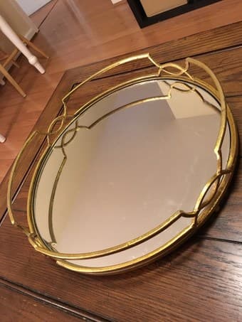 Gold Mirrored Tabletop Tray from Cost Plus 1