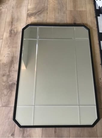 Mirror in black frame 1