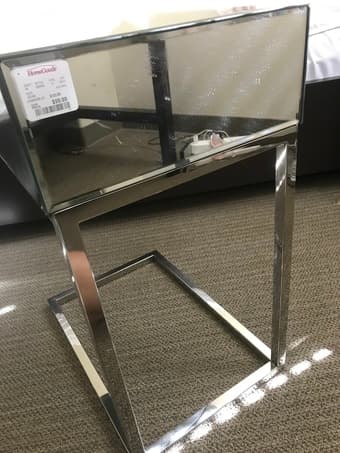 Mirrored Nightstand 3