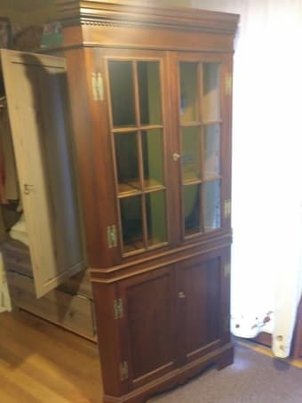 Antique corner cabinet 1