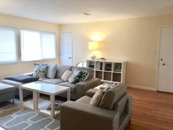 Modern Living Room Set - Sofa with Chaise, Chair, Ottoman - $750 OBO 2