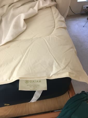 100% Organic Cotton Gaiam Mattress Topper 1