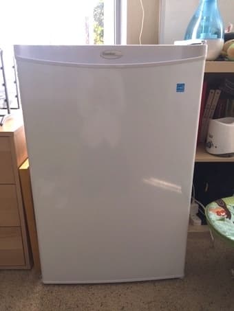 Large White Mini Fridge 1
