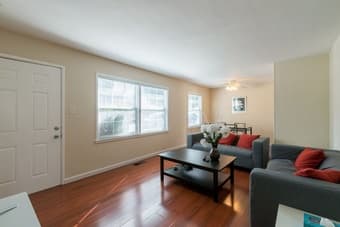 Cozy up to your wood-burning fireplace in this AMAZING home! 1