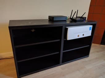 IKEA TV Bench Black 1