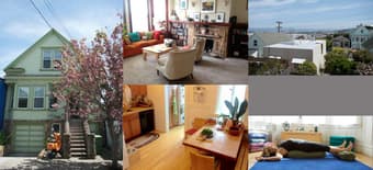 Home share available in sunny 2 BR, 1.5 BA House in San Francisco 1