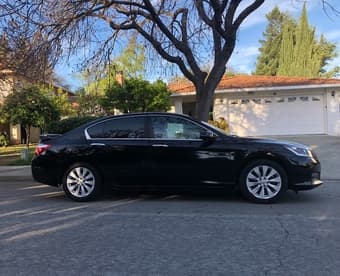 2015 HONDA ACCORD EX-L BLACK 1