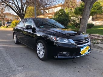 2015 HONDA ACCORD EX-L BLACK 3