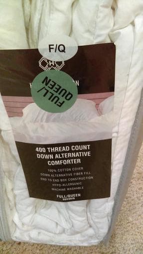 New down alternative comforter 1