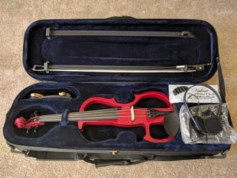 Full Size (4/4) Electric Violin ---Almost new! 1