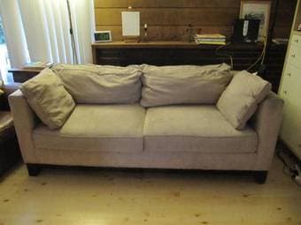 Suede Sofa 3