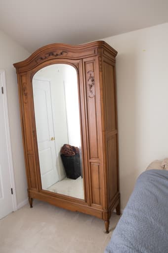 Antique French Armoire Wardrobe 2