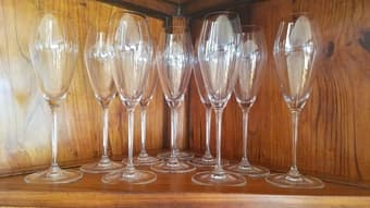 Riedel wine glasses - lots!! 3