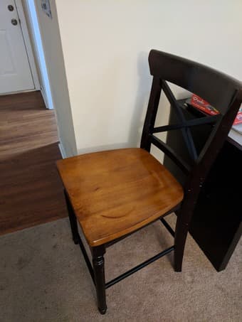 Sturdy wooden chair 1
