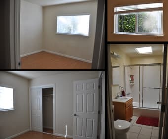 Comfortable private bedroom in 4 bed 2 bath house share 1