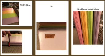 baby play mat ($30) and two safety gates ($10 each) 2