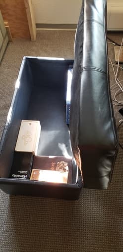 Storage ottoman 1