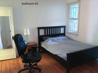 2 quiet bedrooms in spacious, sunny, furnished 3 BR in the Mission 2