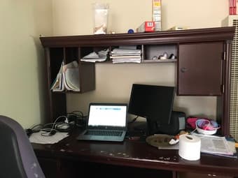Moving sale desk, drawer, sofa 1