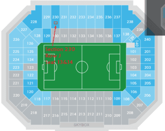 San Jose Earthquakes vs. LA Galaxy Tickets x2 For Sale 3